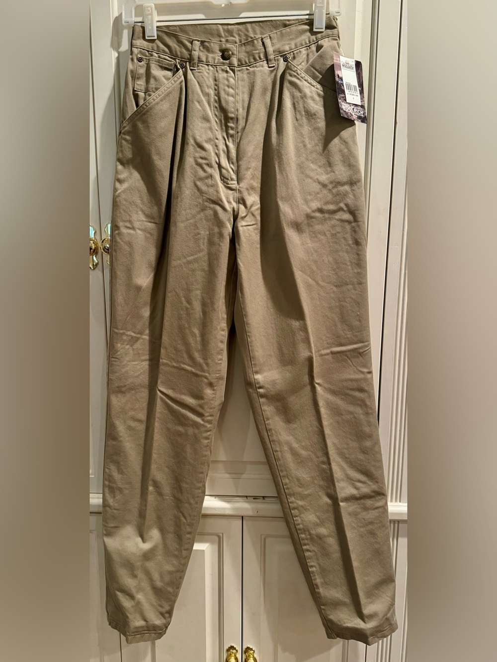 Women’s Woolrich Flannel Lined Khaki Pants Outdoor Hiking Casual - Size 6 - NWT